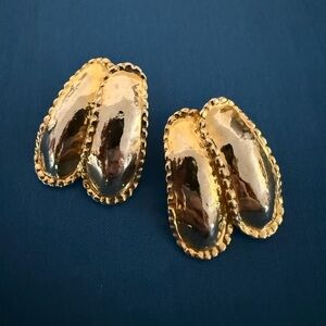 Elegant Gold-Tone Women's Earrings
